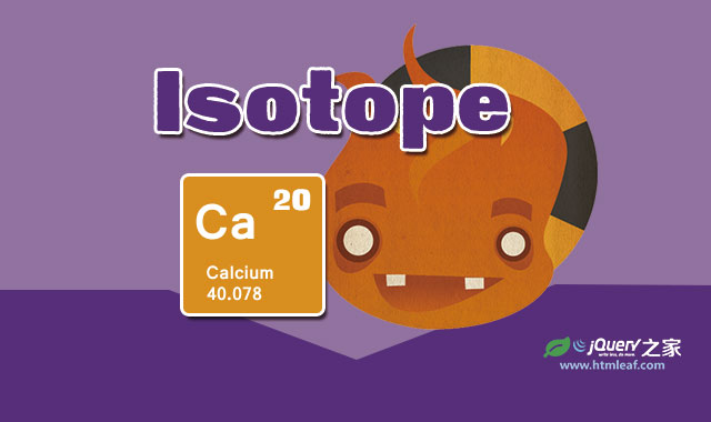 Isotope-jQuery神奇的分类过滤和排序布局插件