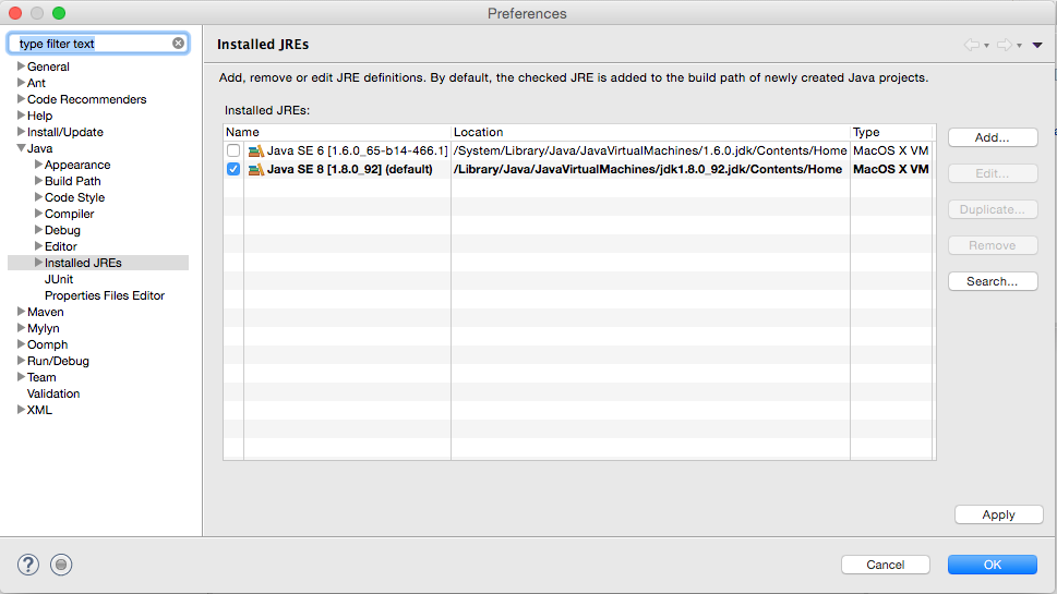 Eclipse IDE 启动屏幕的屏幕截图，其中显示了默认的 Java 透视图。